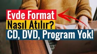 Windows 10 Format Atma! | CD'siz - Programsız