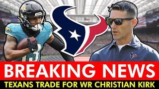 BREAKING Texans Trading For Jaguars Receiver Christian Kirk