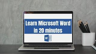 Beginners Guide To Microsoft Word | Learn Microsoft Word Basics in 20 Minutes!!