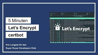 5 Minuten - Sichere Webseiten mit certbot und Let's encrypt