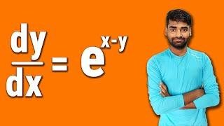 How to solve Differential equation dy/dx = e^(x - y)