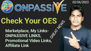 #ONPASSIVE |Wow, Great News | Ecosystem- Marketplace, My Links, Affiliate Link & More |