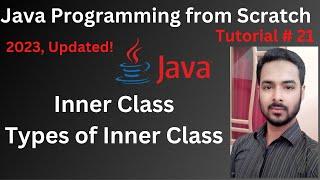 Tutorial 21: Inner Class in java | Types of inner class in java