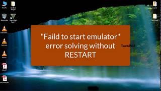 Failed to start emulator - PUBG emulator error solved!