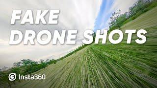 EASY Drone Footage WITHOUT a Drone?! | Insta360 #NoDroneNoProblem