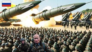 Tragic! 450 NATO tanks heading towards Kursk were bombarded with missiles by Russian elite forces