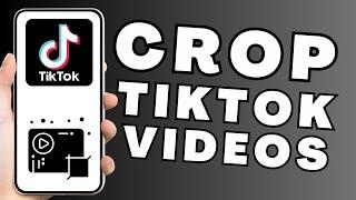 How To Crop TikTok Video | Cut out part of a TikTok video