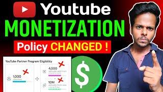 YouTube Channel Monetize karna हुआ और भी मुश्किल हुआ  | YouTube Monetization New Update 2024 