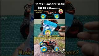 Doms E-racer used for rc car | #shorts #diy #rccar #wheels #how