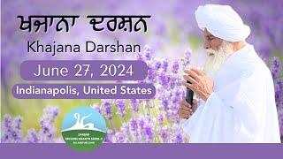 Khajana Darshan - June 27, 2024 - Live | Indiana, United States