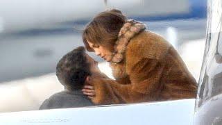 Ben Affleck And Jennifer Lopez Share A Tender Kiss Before Saying Goodbye