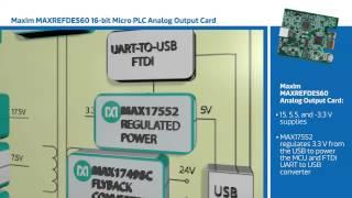 New This Week at Mouser Electronics – Maxim Integrated MAXREFDES60 16-bit Micro PLC Analog Output