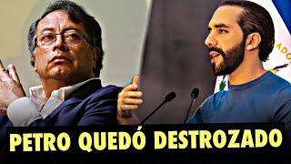 El discurso de BUKELE que destrozó a Gustavo Petro por defender a los pandilleros