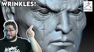How to Sculpt Wrinkles? ZBrush Tutorial