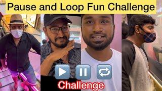 Pause and Loop Fun Challenge with my Friends in VR Mall | Boys Time | Fun Challenge