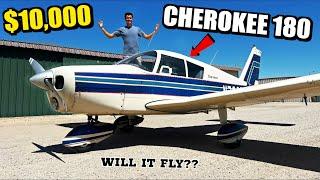 Buying a Piper Cherokee 180 For $10,000! Will It Start and Fly Home?