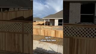 What STYLE would you get #work #construction #money #shortvideo  #fence #diy #project #shorts #tools