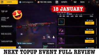 Next TopUp Event 100% Confirm | Free Fire Next Topup Event | Next Top Up Event Kaun Sa Aaega January