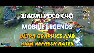 Mobile Legends in Xiaomi POCO C40