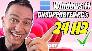 How to install Windows 11 24H2 on Unsupported PC (Early Access) 2024