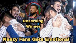 Adnan Shaikh Consoling Naezy's Crying Fan, First Reaction on Deserving Winner Naezy The Baa