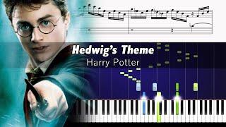 Harry Potter - Hedwig's Theme - ACCURATE Piano Tutorial + SHEETS