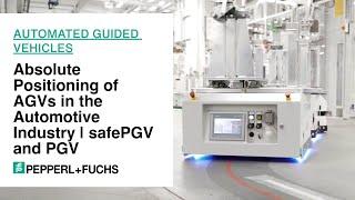 Absolute Positioning of AGVs in the Automotive Industry | safePGV and PGV