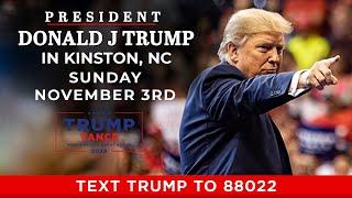 LIVE: President Trump in Kinston, NC