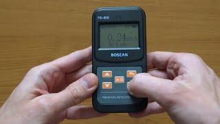 Geiger Counter BOSEAN FS-600 Dosimeter Test (Licznik Geigera Dozymetr)