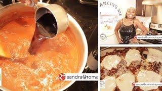 S2:E17   Hypnotic! Eggplant & Spinach Parmesan, ROMANCINGmeps, Organics, non-GMO,