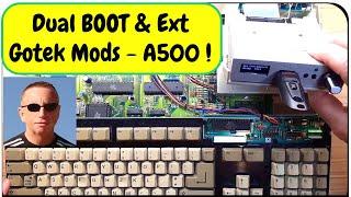 Amiga A500 -  Boot Drive selector mod / ext floppy to Gotek Upgrade : #retrotech#retrocomputing