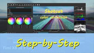 Shotcut color correction step-by-step (slideshow)