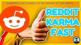 Five Ways to Get Reddit Karma Fast - (Earned 11 While Recording this Video)