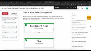 ETL Processing on Google Cloud Using Dataflow and BigQuery (Python) | GSP290