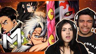 Hashiras x Kokushibou (Kimetsu no Yaiba) - Castelo Infinito | M4rkim | REACT