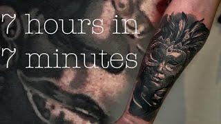 7 hours tattoo in 7 minutes