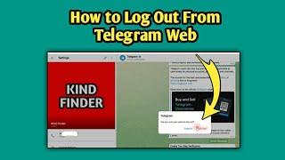 How to Log Out From Telegram Web