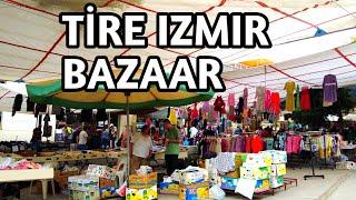 TIRE BAZAAR IZMIR TÜRKIYE WALKING TOUR