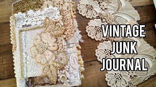 Vintage junk journal | flip through | boho needs