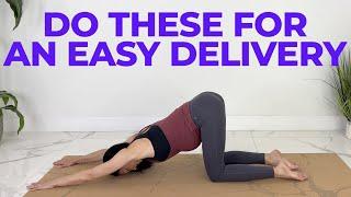 Pregnancy Stretches To Prepare For An Easy Delivery (Natural Birth Preparation)