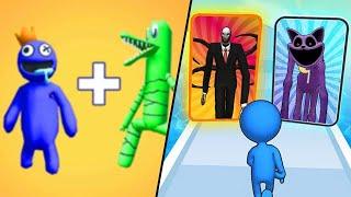 Merge Rainbow 3D Run | Monster Draft / All Level Gameplay: Android,iOS - New APK Update