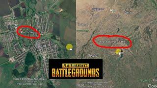 Pubg Mobile Game All Places in Real Life | Erangle Map Location in Real Life on Google Earth