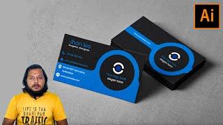 Business card design in adobe illustrator 2021 | Visiting card design | Quick Telugu tutorial