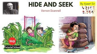 Hide and Seek Poem by Vernon Scannell - Line by Line Explanation in Hindi by Ajeet Sir