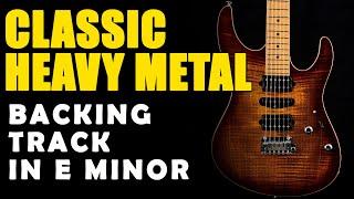 Classic Heavy Metal Backing Track in E Minor - Easy Jam Tracks