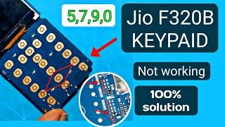 jio F320B keypaid 5,7,9,0 not working solution ! how to repair jio mobile keypaid