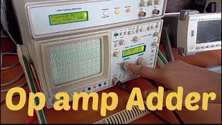 Summing amplifier using op amp 741 IC | Adder using op amp 741 IC | #Knowledgeandeducationbox