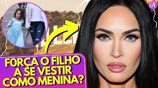 MEGAN FOX F0RÇA OS FILHOS A SE VESTIREM COMO MENINAS!