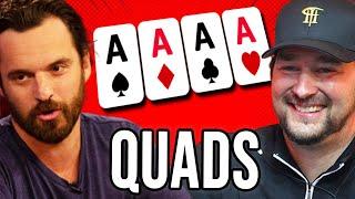 FOUR of a KIND [Compilation - Poker QUADS]