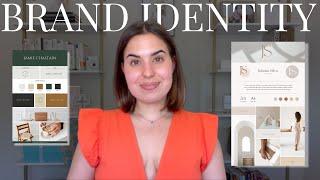 HOW TO CREATE A BRAND BOARD FOR YOUR ONLINE BUSINESS - creating a brand identity mood board on Canva